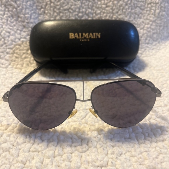 Balmain Other - BALMAIN BL 2103 C02 Gunmetal Black Authentic Sunglasses 59-13 W/case